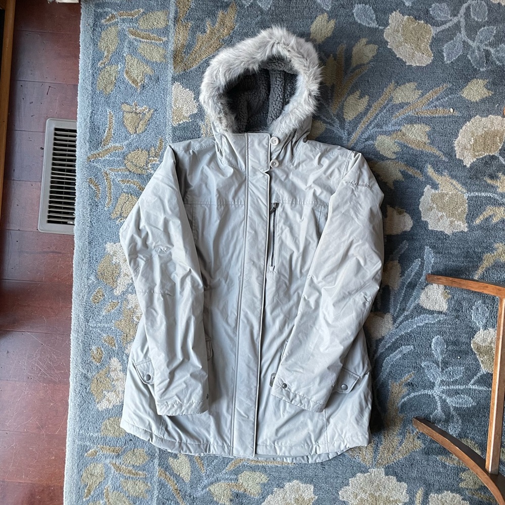 Columbia Winter Coat Glacier Gray XL